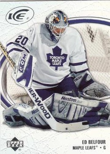 #93 Ed Belfour - Toronto Maple Leafs - 2005-06 Upper Deck Ice Hockey