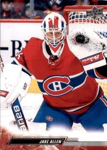 #93 Jake Allen - Montreal Canadiens - 2022-23 Upper Deck Hockey