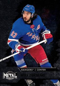#93 Mika Zibanejad - New York Rangers - 2020-21 Skybox Metal Universe Hockey