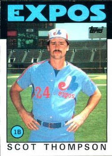 #93 Scot Thompson - Montreal Expos - 1986 Topps Baseball