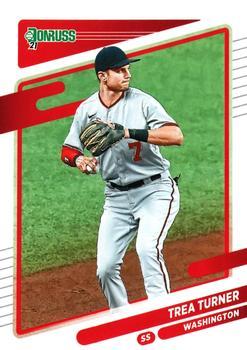 #93 Trea Turner - Washington Nationals - 2021 Donruss Baseball