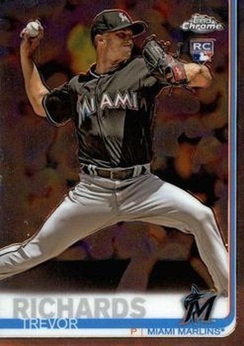 #93 Trevor Richards - Miami Marlins - 2019 Topps Chrome Baseball