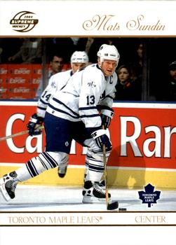 #93 Mats Sundin - Toronto Maple Leafs - 2003-04 Pacific Supreme Hockey