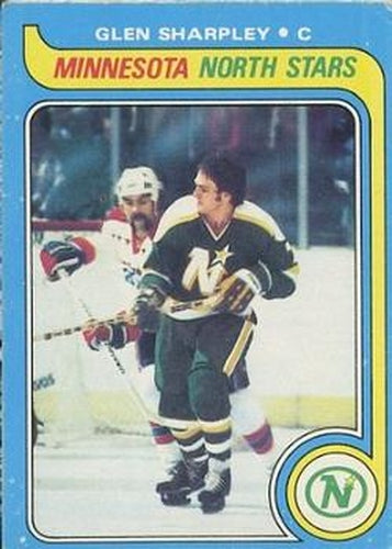 #93 Glen Sharpley - Minnesota North Stars - 1979-80 O-Pee-Chee Hockey