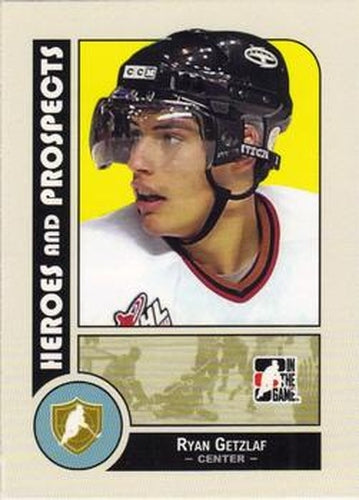 #4 Ryan Getzlaf - Calgary Hitmen - 2008-09 In The Game Heroes and Prospects Hockey