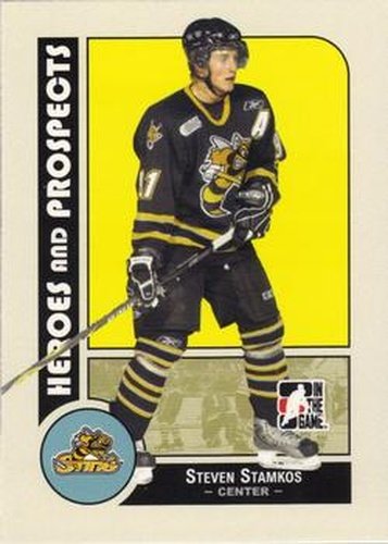 #59 Steven Stamkos - Sarnia Sting - 2008-09 In The Game Heroes and Prospects Hockey