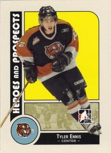 #81 Tyler Ennis - Medicine Hat Tigers - 2008-09 In The Game Heroes and Prospects Hockey
