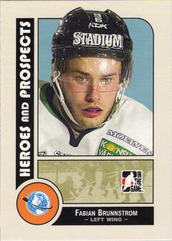 #8 Fabian Brunnstrom - Farjestads BK Karlstad - 2008-09 In The Game Heroes and Prospects Hockey