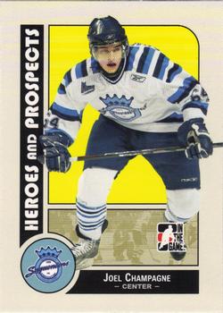 #90 Joel Champagne - Chicoutimi Sagueneens - 2008-09 In The Game Heroes and Prospects Hockey