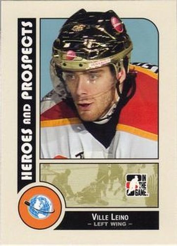 #9 Ville Leino - Jokerit Helsinki - 2008-09 In The Game Heroes and Prospects Hockey