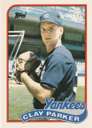 #94T Clay Parker - New York Yankees - 1989 Topps Traded Baseball