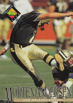 #94 Morten Andersen - New Orleans Saints - 1994 Pro Line Live Football