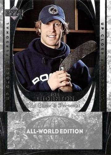#94 Joe Thornton - Davos - 2004-05 UD All-World Edition Hockey