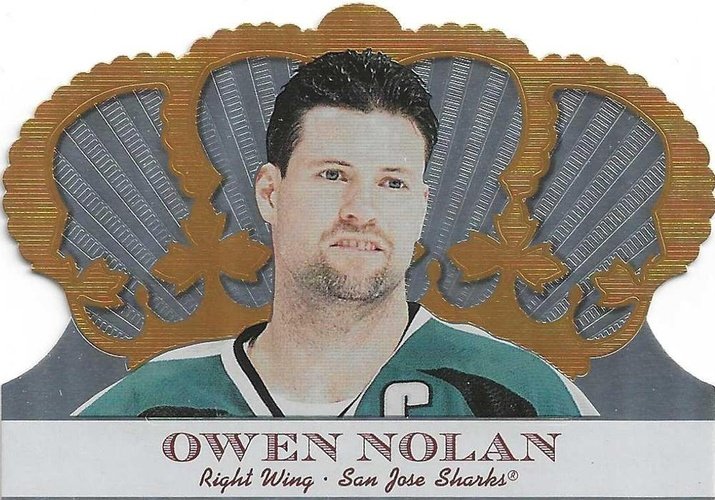 #94 Owen Nolan - San Jose Sharks - 2000-01 Pacific Crown Royale Hockey