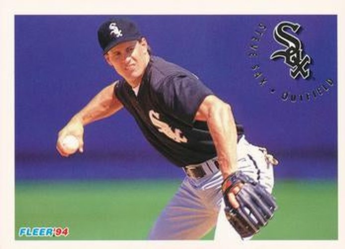 #94 Steve Sax - Chicago White Sox - 1994 Fleer Baseball