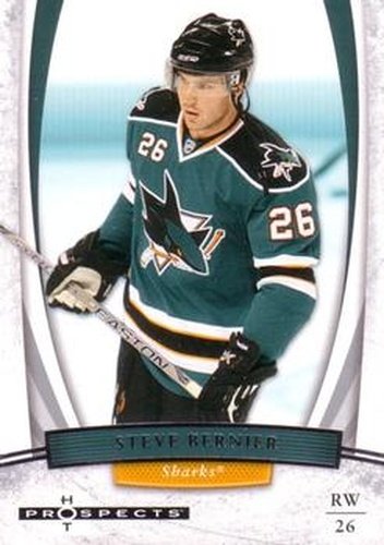 #94 Steve Bernier - San Jose Sharks - 2007-08 Fleer Hot Prospects Hockey
