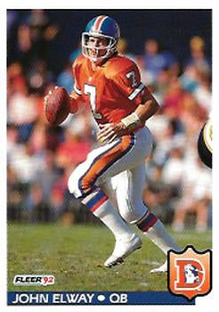 #94 John Elway - Denver Broncos - 1992 Fleer Football