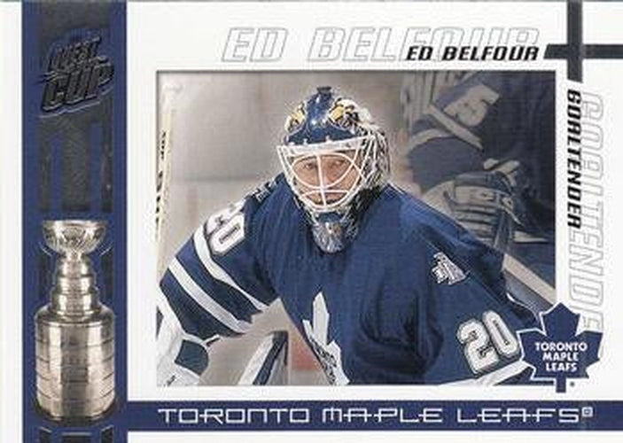 #94 Ed Belfour - Toronto Maple Leafs - 2003-04 Pacific Quest for the Cup Hockey
