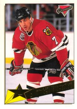 #94 Chris Chelios - Chicago Blackhawks - 1993-94 O-Pee-Chee Premier Hockey - Gold