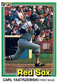 #94 Carl Yastrzemski - Boston Red Sox - 1981 Donruss Baseball