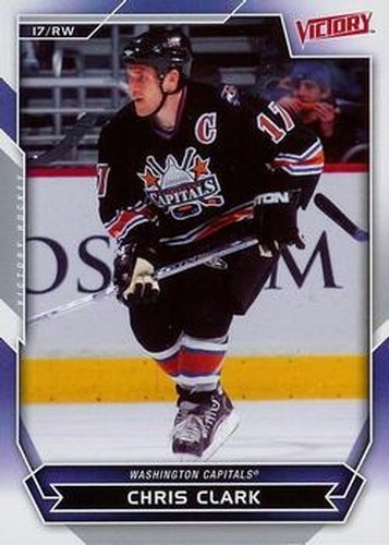 #94 Chris Clark - Washington Capitals - 2007-08 Upper Deck Victory Hockey