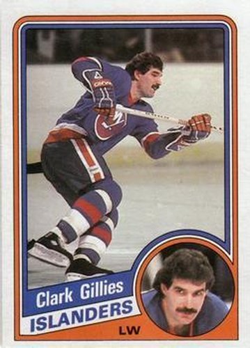 #94 Clark Gillies - New York Islanders - 1984-85 Topps Hockey