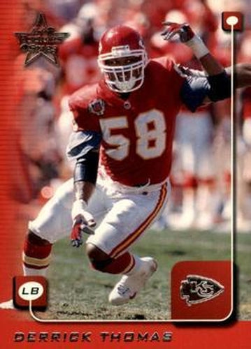 #94 Derrick Thomas - Kansas City Chiefs - 1999 Leaf Rookies & Stars Football