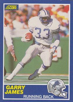 #94 Garry James - Detroit Lions - 1989 Score Football