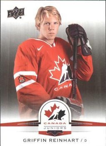 #94 Griffin Reinhart - Canada - 2014-15 Upper Deck Team Canada Juniors Hockey