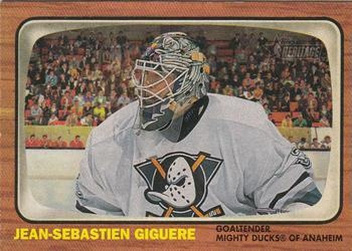 #94 Jean-Sebastien Giguere - Anaheim Mighty Ducks - 2002-03 Topps Heritage Hockey