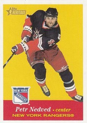 #94 Petr Nedved - New York Rangers - 2001-02 Topps Heritage Hockey