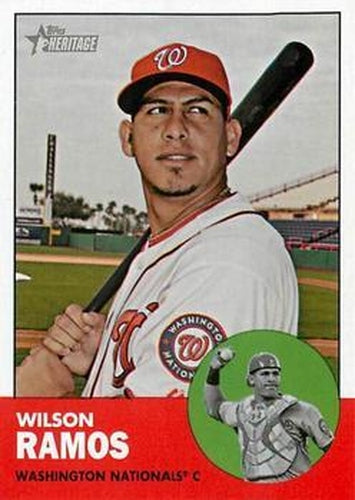 #94 Wilson Ramos - Washington Nationals - 2012 Topps Heritage Baseball