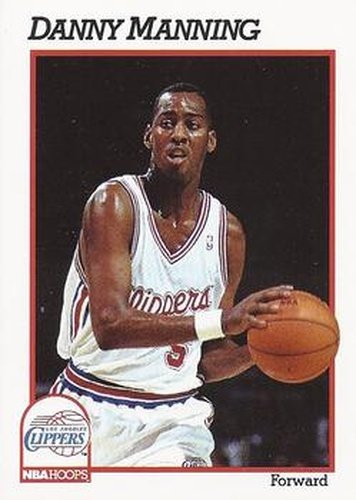 #94 Danny Manning - Los Angeles Clippers - 1991-92 Hoops Basketball