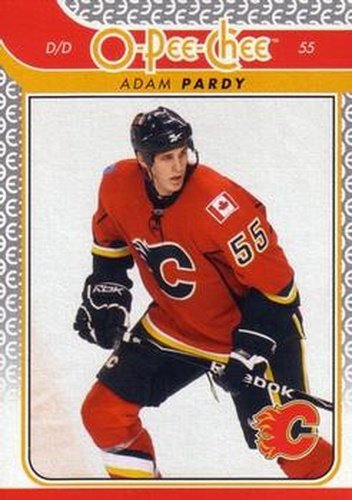 #100 Adam Pardy - Calgary Flames - 2009-10 O-Pee-Chee Hockey