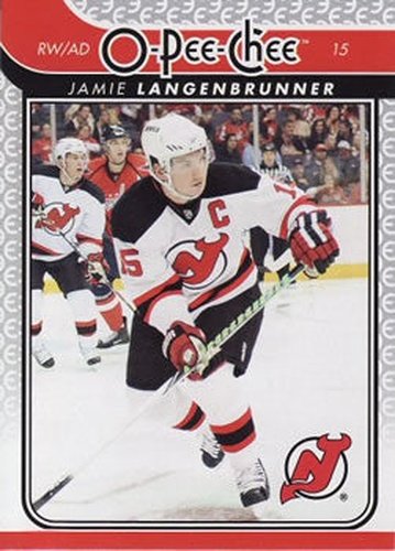 #11 Jamie Langenbrunner - New Jersey Devils - 2009-10 O-Pee-Chee Hockey