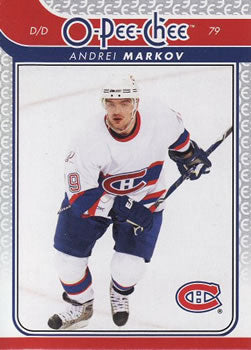 #125 Andrei Markov - Montreal Canadiens - 2009-10 O-Pee-Chee Hockey