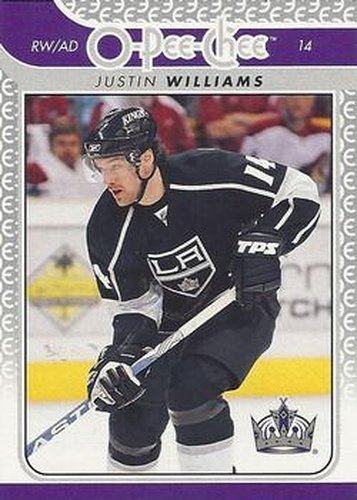 #137 Justin Williams - Los Angeles Kings - 2009-10 O-Pee-Chee Hockey