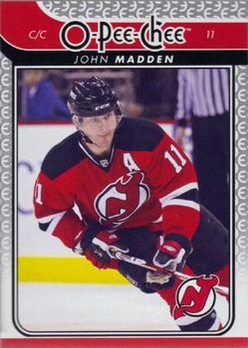 #144 John Madden - New Jersey Devils - 2009-10 O-Pee-Chee Hockey