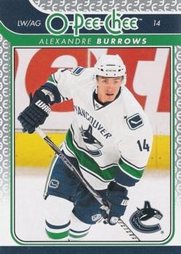 #150 Alexandre Burrows - Vancouver Canucks - 2009-10 O-Pee-Chee Hockey