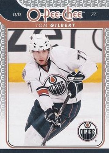 #159 Tom Gilbert - Edmonton Oilers - 2009-10 O-Pee-Chee Hockey