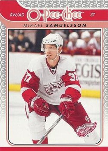 #178 Mikael Samuelsson - Detroit Red Wings - 2009-10 O-Pee-Chee Hockey