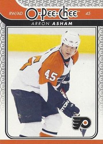 #184 Arron Asham - Philadelphia Flyers - 2009-10 O-Pee-Chee Hockey
