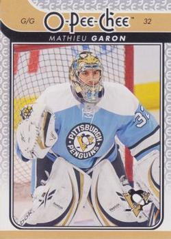 #185 Mathieu Garon - Pittsburgh Penguins - 2009-10 O-Pee-Chee Hockey