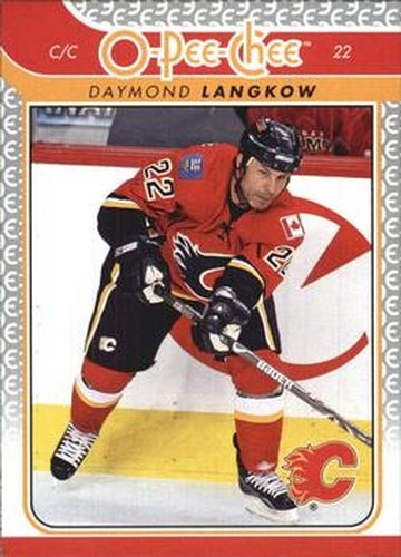 #192 Daymond Langkow - Calgary Flames - 2009-10 O-Pee-Chee Hockey
