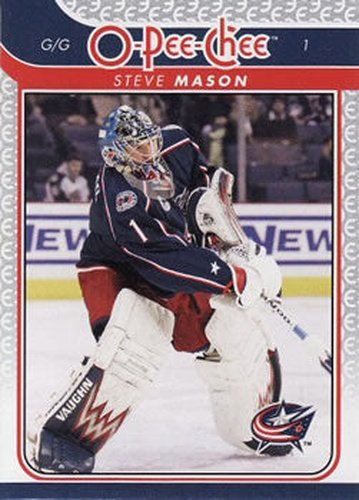 #195 Steve Mason - Columbus Blue Jackets - 2009-10 O-Pee-Chee Hockey