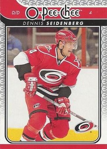#211 Dennis Seidenberg - Carolina Hurricanes - 2009-10 O-Pee-Chee Hockey
