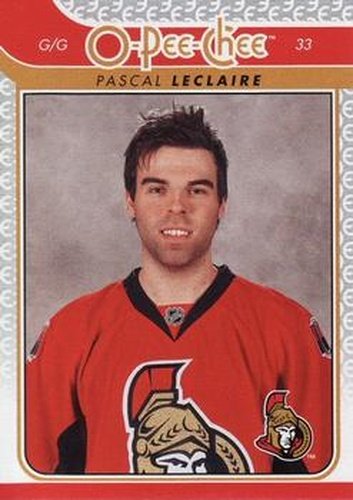 #213 Pascal Leclaire - Ottawa Senators - 2009-10 O-Pee-Chee Hockey