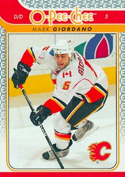 #229 Mark Giordano - Calgary Flames - 2009-10 O-Pee-Chee Hockey