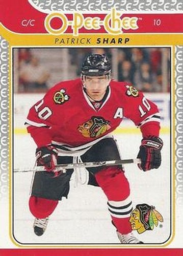 #230 Patrick Sharp - Chicago Blackhawks - 2009-10 O-Pee-Chee Hockey