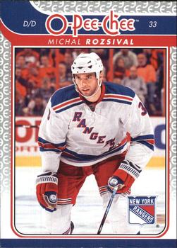 #238 Michal Rozsival - New York Rangers - 2009-10 O-Pee-Chee Hockey